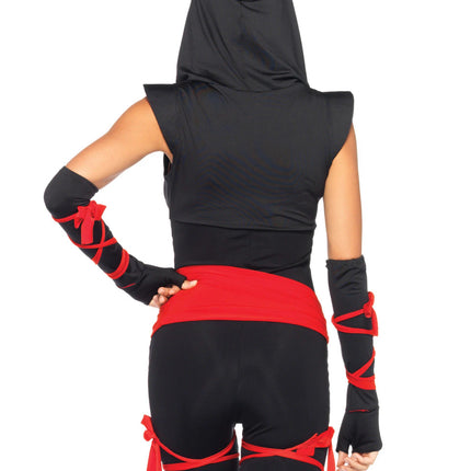 Deadly Ninja Adult Costume- back view
