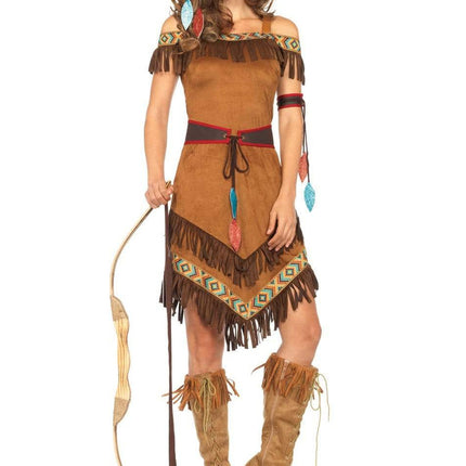 Native Princess Costume- front view, full body 2