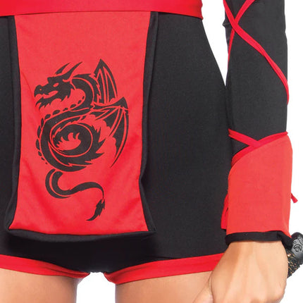 Dragon Ninja Costume- bottoms up close