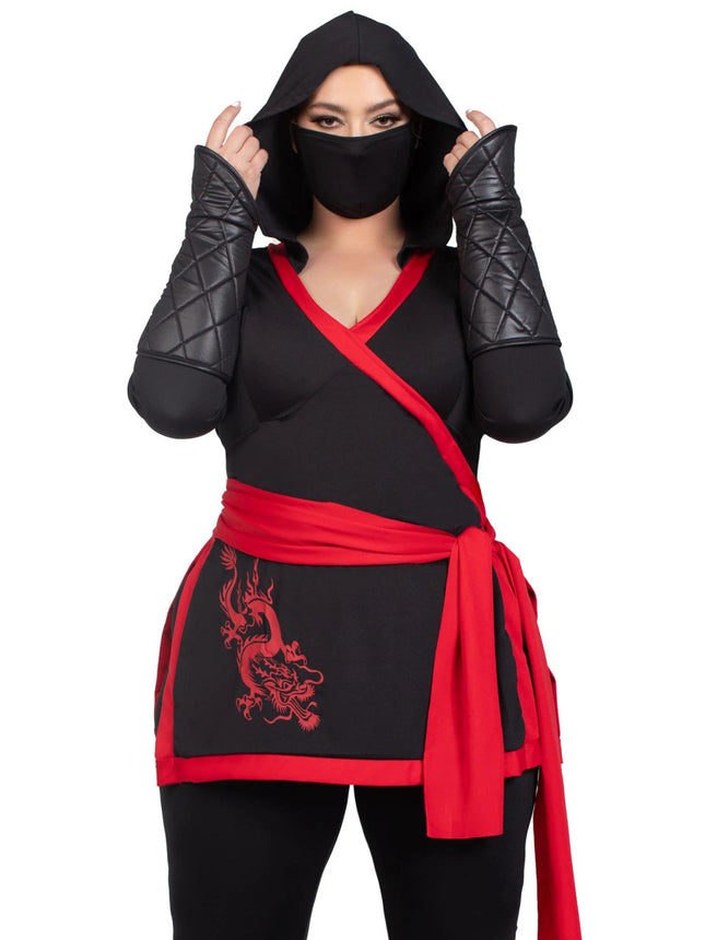 Plus Ninja Assassin Costume- front view