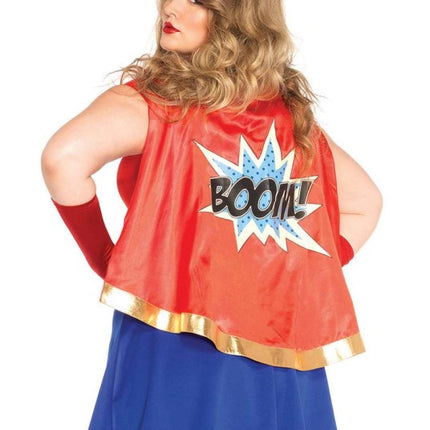 Comic Book Girl Plus Costume- back view