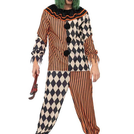 Creepy Circus Clown Costume- full body