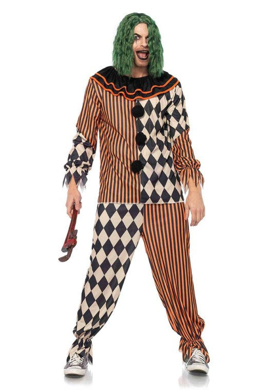 Creepy Circus Clown Costume- full body