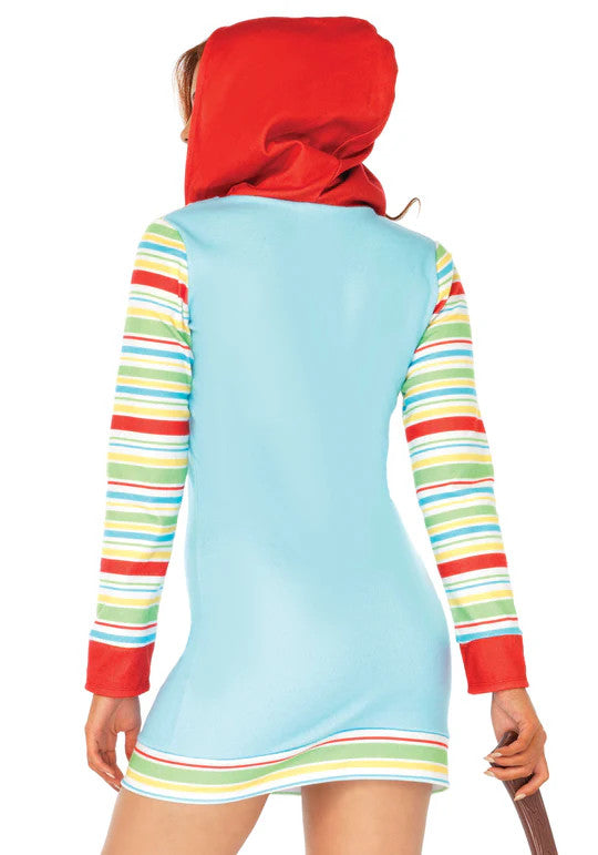 Cozy Killer Chucky Doll Costume- back view