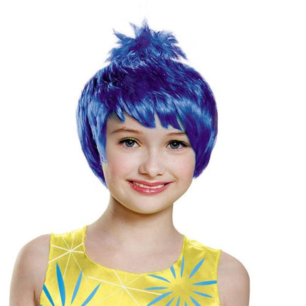 Inside Out- Joy Deluxe Child Costume- wig, close up