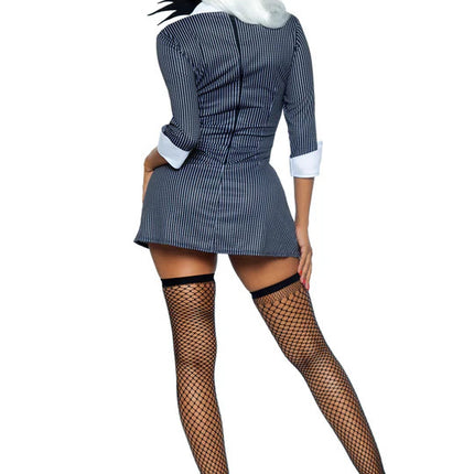 Bone Babe Jack Costume- back view