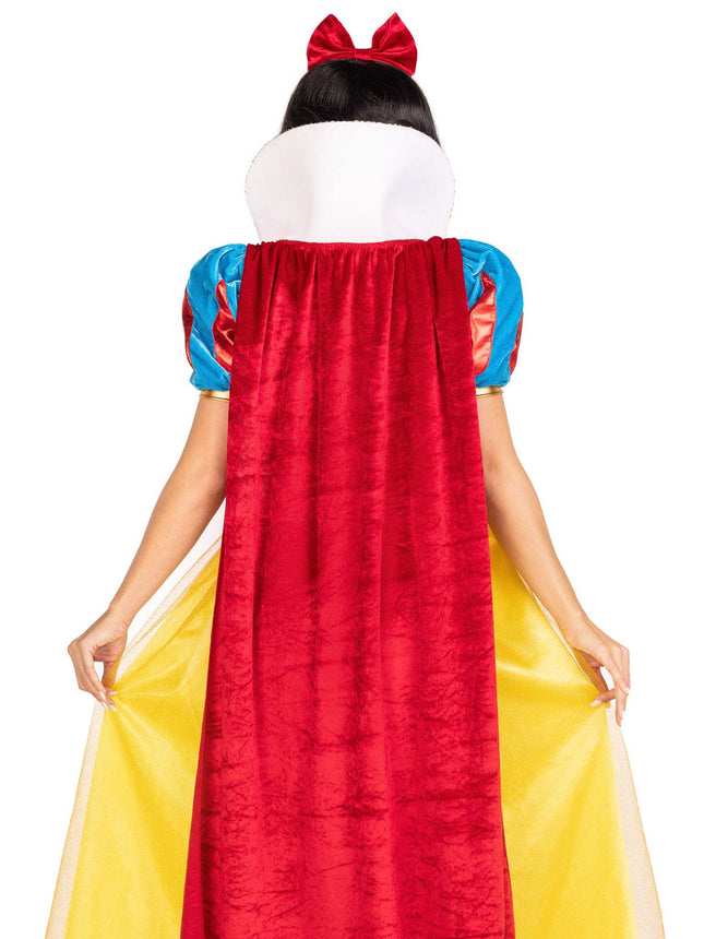 Royal Snow White Costume- back view, with cape