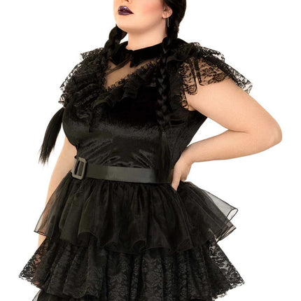 Plus Raving Rebel Costume- side view