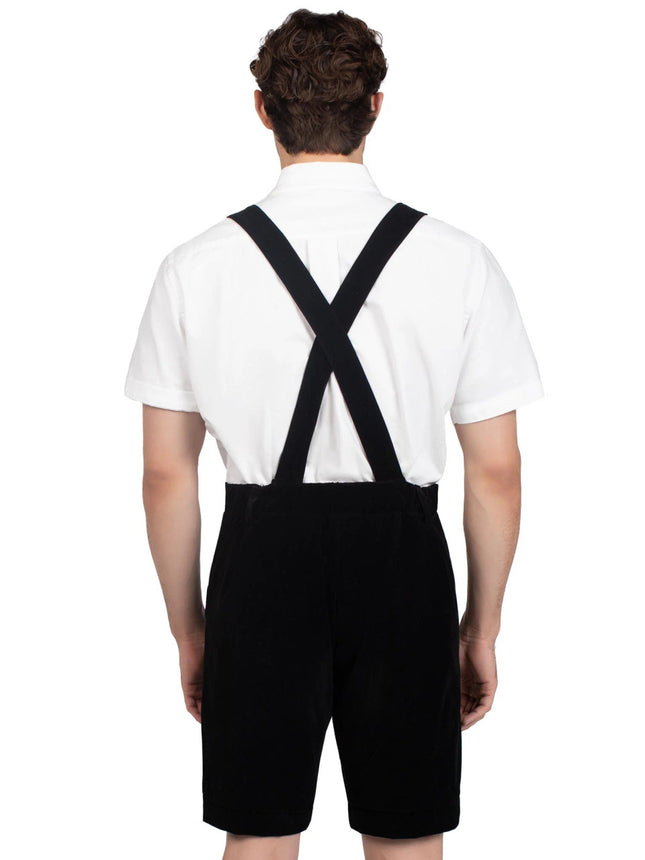 Men's Bavarian Lederhosen Costume- back view