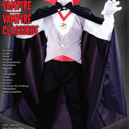 Classic Vampire Child Costume- packaging