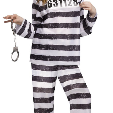 Jailbird Child Costume- girl front view