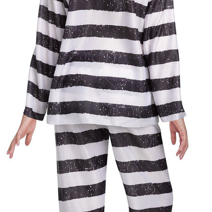 Jailbird Child Costume- girl back view