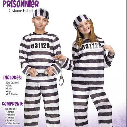 Jailbird Child Costume- packaging