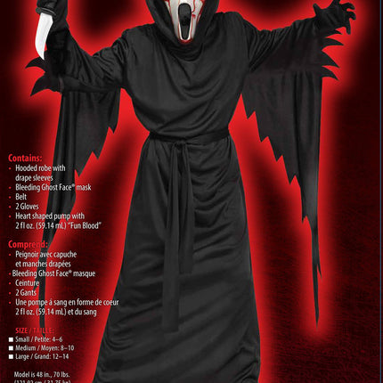 Bleeding Ghost Face® Child Costume- packaging