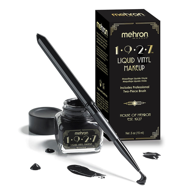 1927 Black Liquid Vinyl Makeup ~