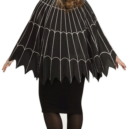 Plus Spider Web Ponchos- back view