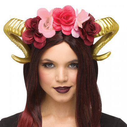 Ram Horns Headbands- gold