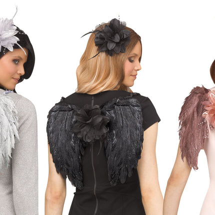 Fantasy Feather Wings- close up