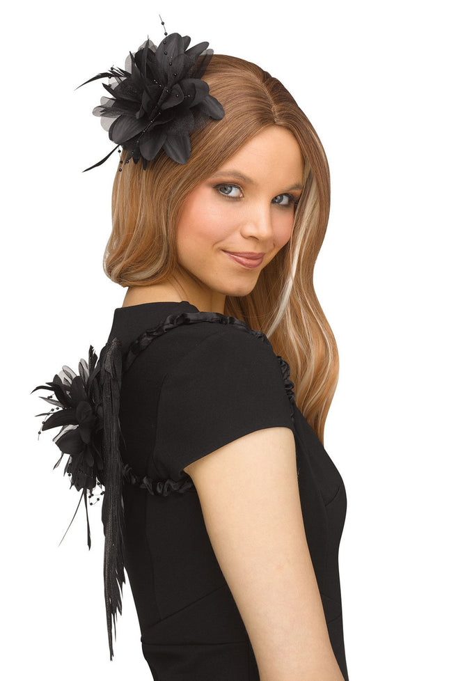 Fantasy Feather Wings- black