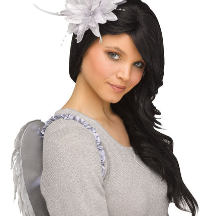 Fantasy Feather Wings- silver