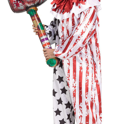 Killer Clown Inflatable Weapons- hammer, held by model