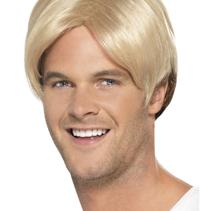 Blonde 90s Boyband Curtain Wig