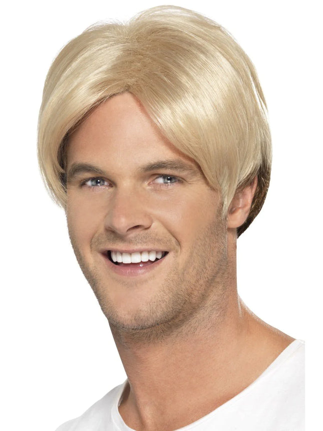 Blonde 90s Boyband Curtain Wig