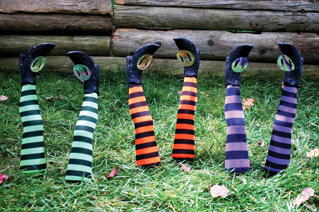 Witch Legs Yard Stakes