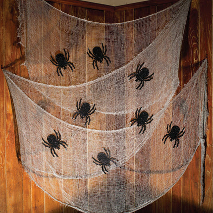 Creepy Drapes- spiders