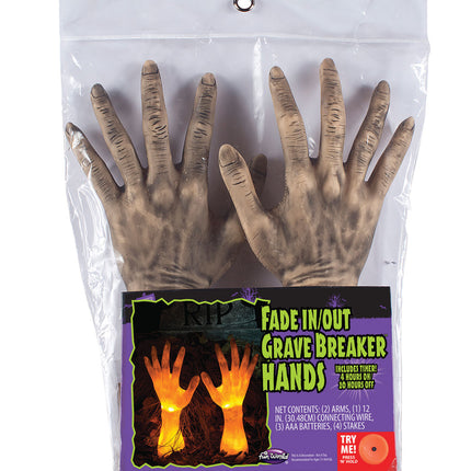 Fade In/Out Grave Breaker Hands in package
