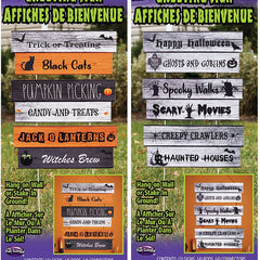 Halloween Greeting Signs