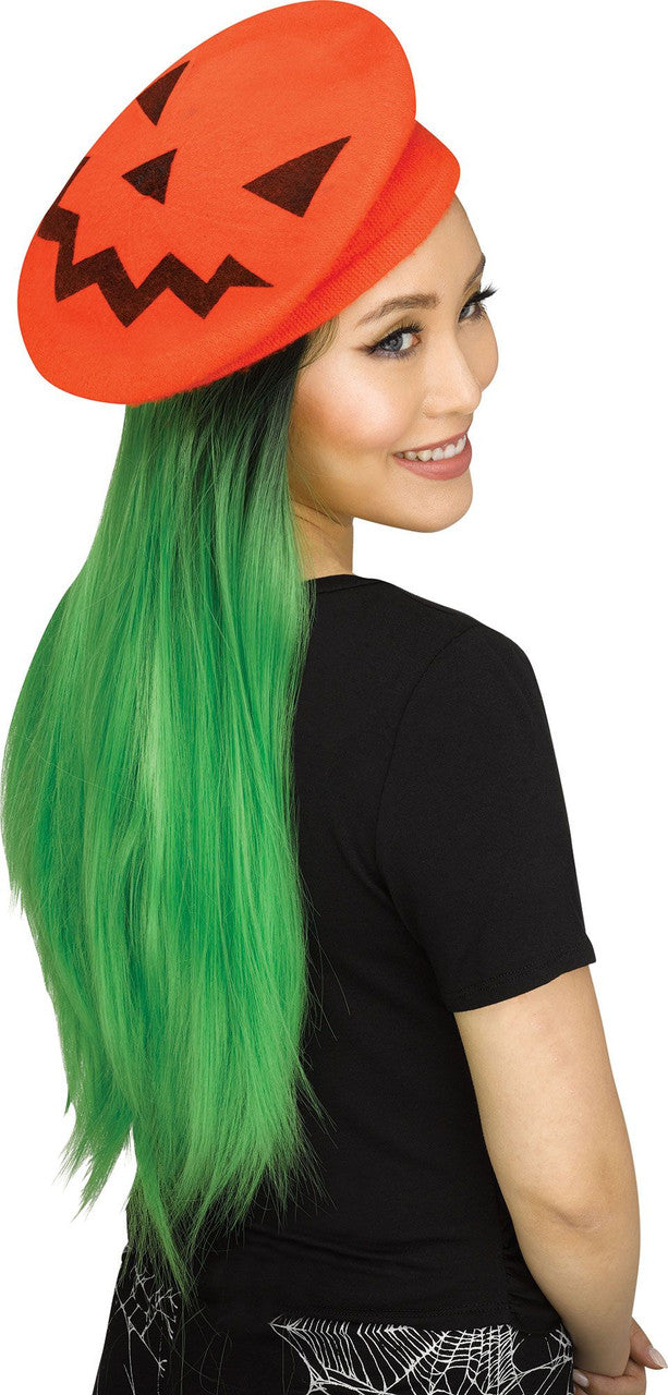 Halloween Berets- jack o lantern