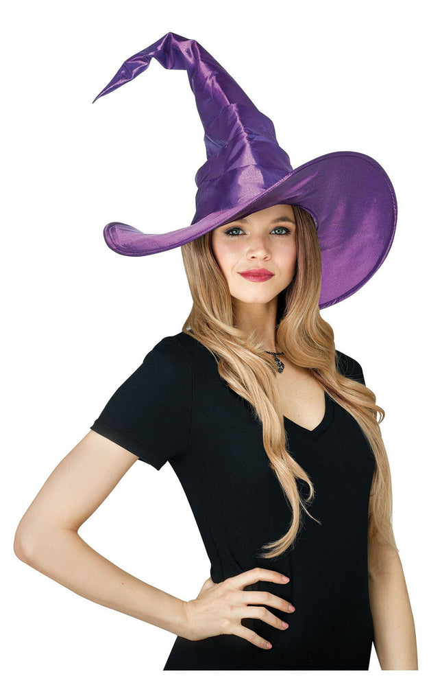Curved Witch Hats- purple