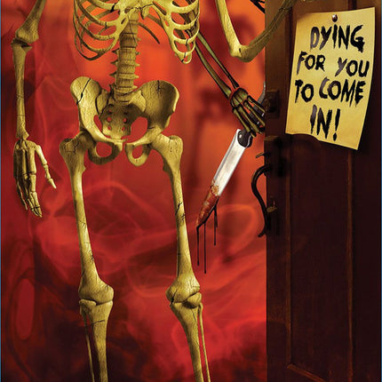 Creepy Look Door Covers- skeleton
