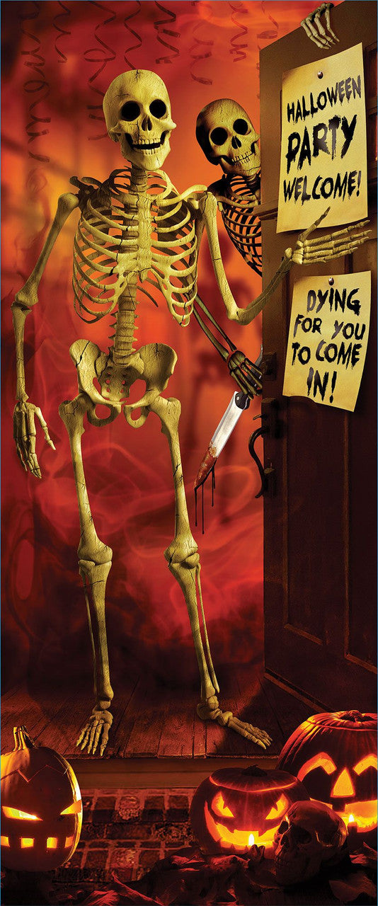 Creepy Look Door Covers- skeleton
