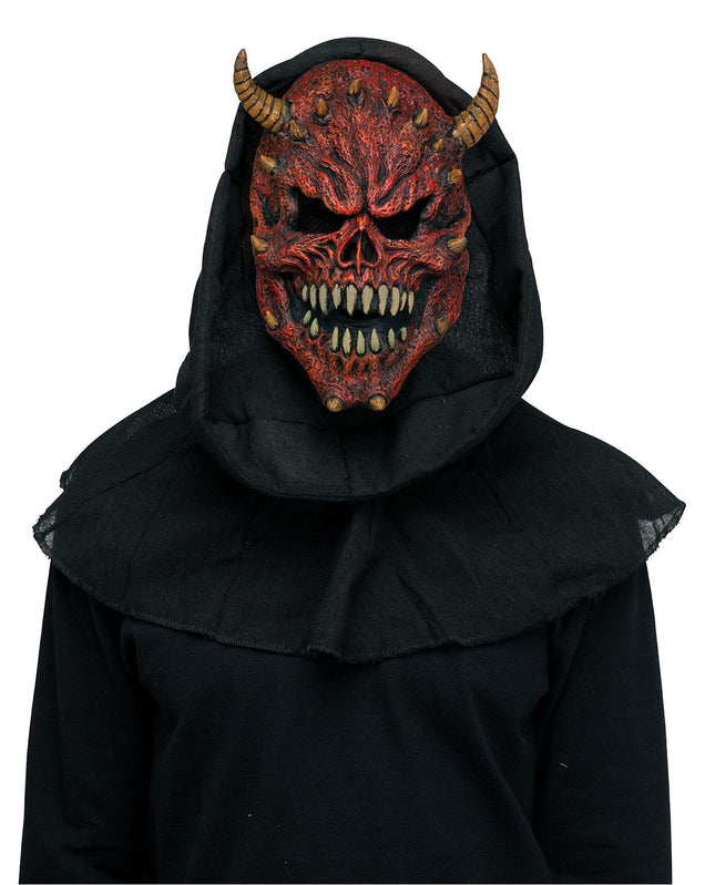 Demon Mask with Shroud
