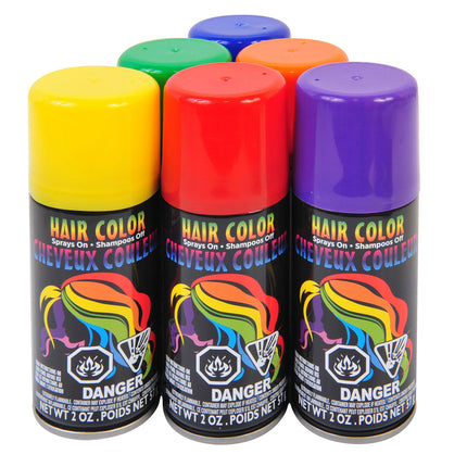 Fluorescent Hair Sprays