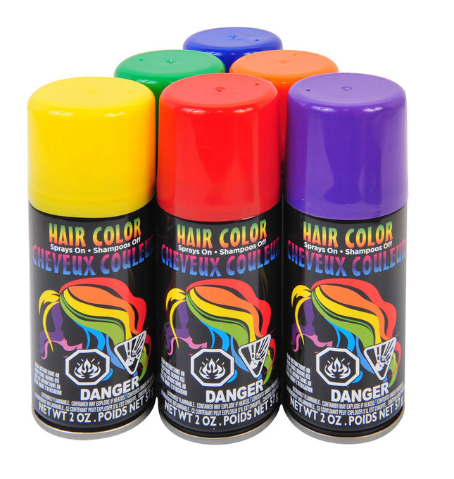 Fluorescent Hair Sprays