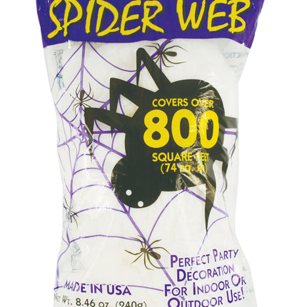 Super Stretch White Spider Web