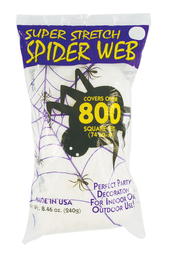 Super Stretch White Spider Web