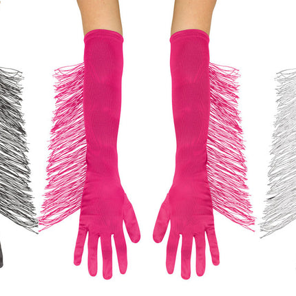 Adult Long Fringe Gloves