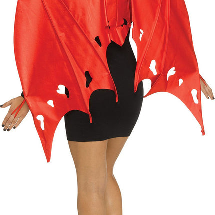 Satin Wings- red