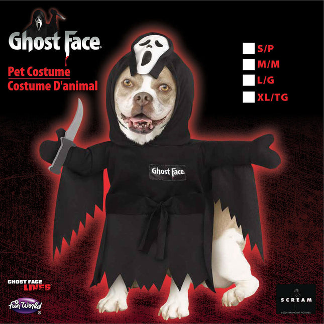 Ghost Face® Pet Costume- packaging