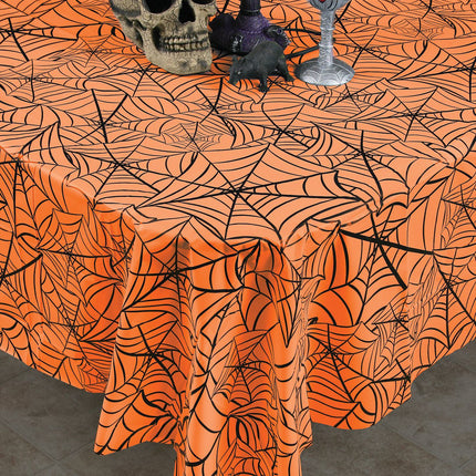 Spider Web Tablecloths- orange