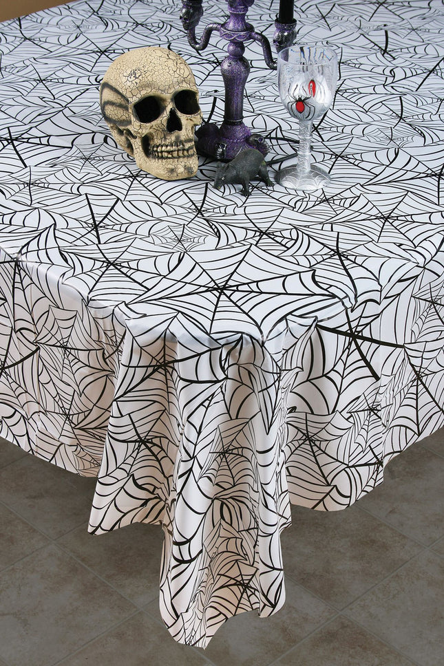 Spider Web Tablecloths- white