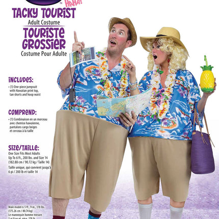 Tacky Tourist Costume- package