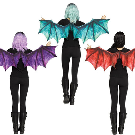 Fantasy Dragon Wings Set- back view