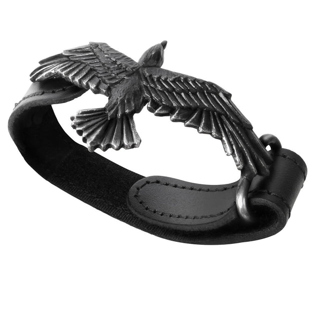 Black Consort Wriststrap- angled view