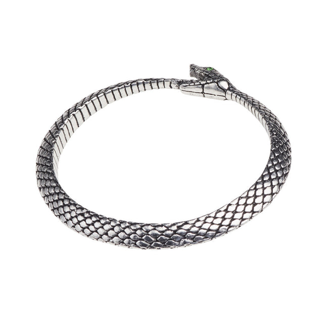Sophia Serpent Bangle Bracelet- flat view