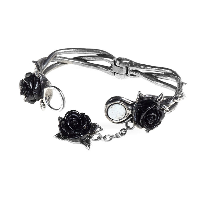 Wild Black Rose Bracelet- detached